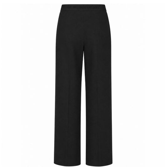 Wonderjeans Broek Jenny Wide Zwart | Tall