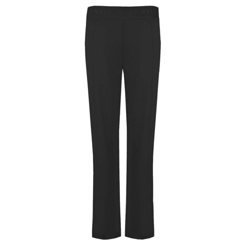 XOX Broek Wijd Monaco Zwart, tall kleding voor lange vrouwen