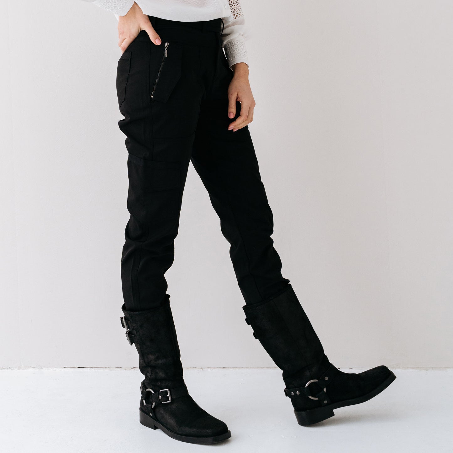 Tall ZiZo Pants Darah Black - tall women