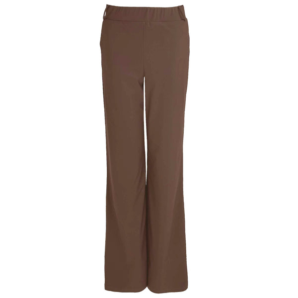 Only-M Broek Sporty Wijd Choco, tall kleding voor lange vrouwen