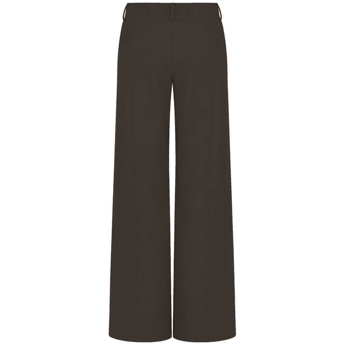 Tall Only-M Broek Sporty Wijd Donkerbruin | achterzijde | lengte 36