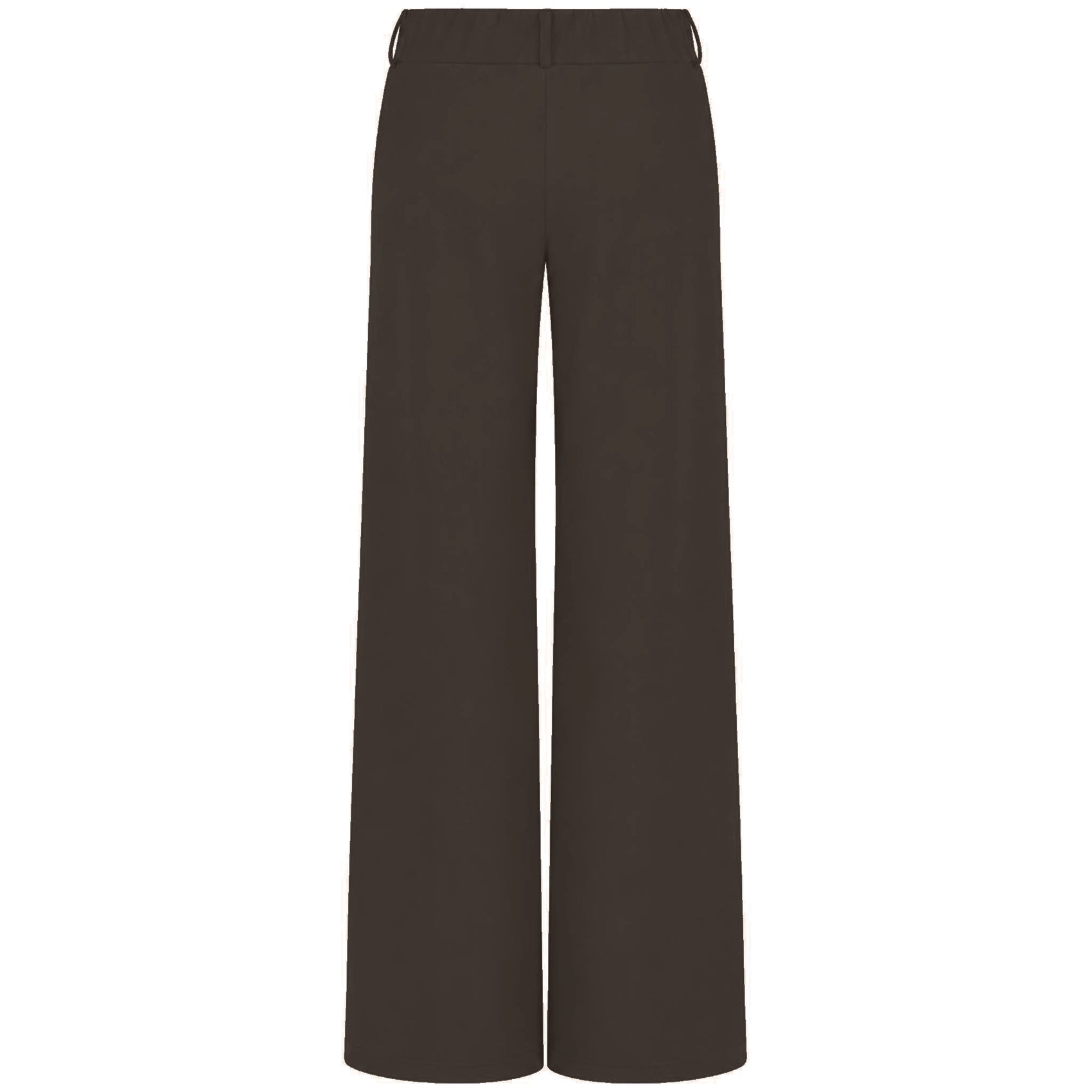Tall Only-M Broek Sporty Wijd Donkerbruin | achterzijde | lengte 36