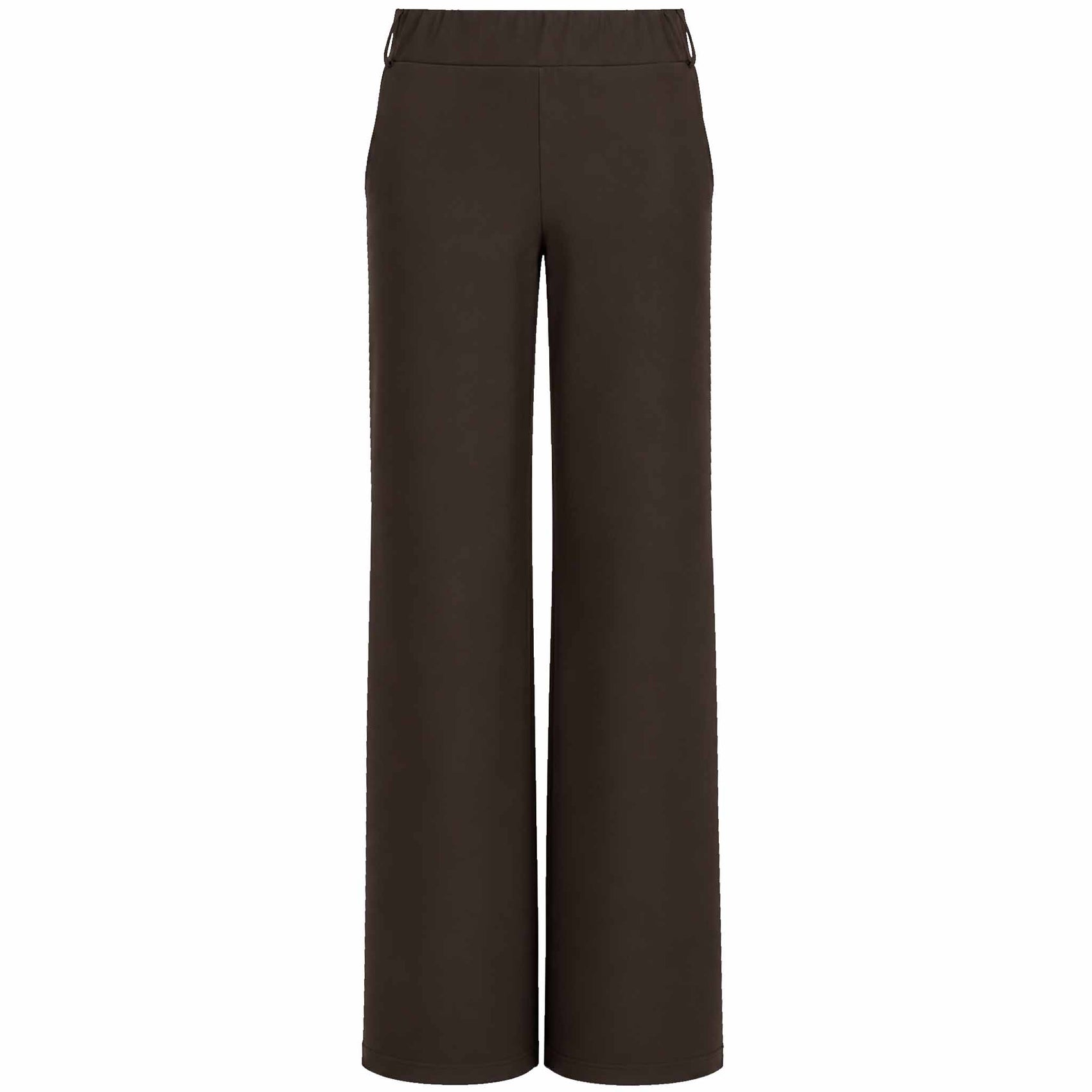 Only-M Broek Sporty Wijd Donkerbruin | Tall