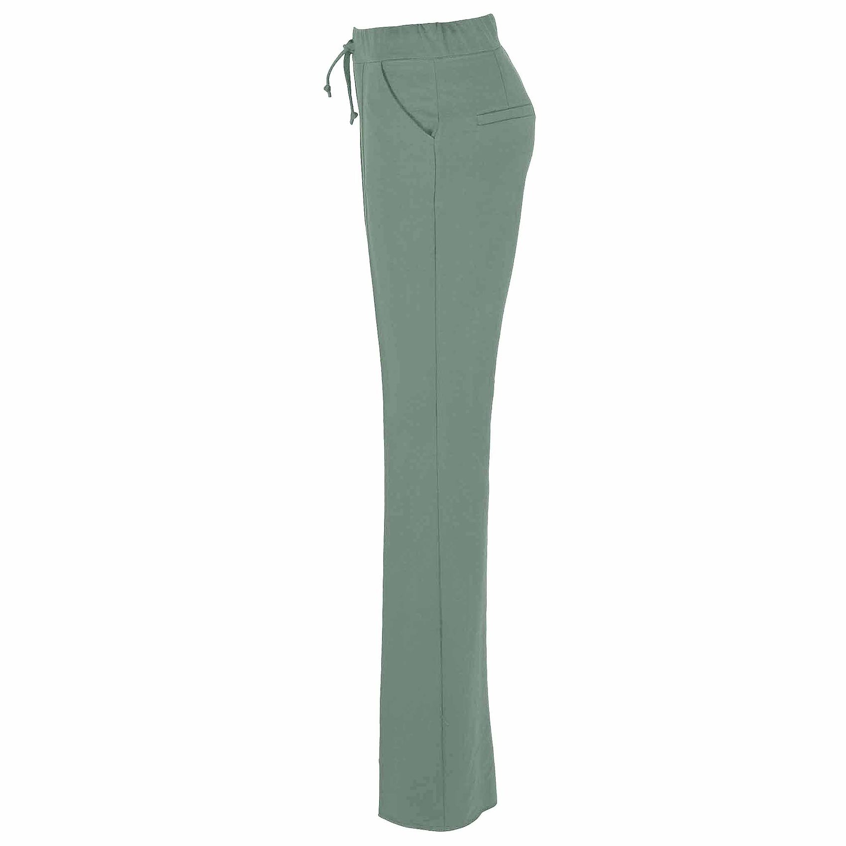 LongLady Broek Nanda, kleding voor lange vrouwen, zijaanzicht