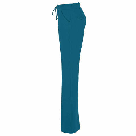 LongLady Broek Nanda, kleding voor lange vrouwen, zijaanzicht