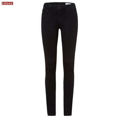Cross Jeans Alan Zwart, tall jeans voor lange vrouwen