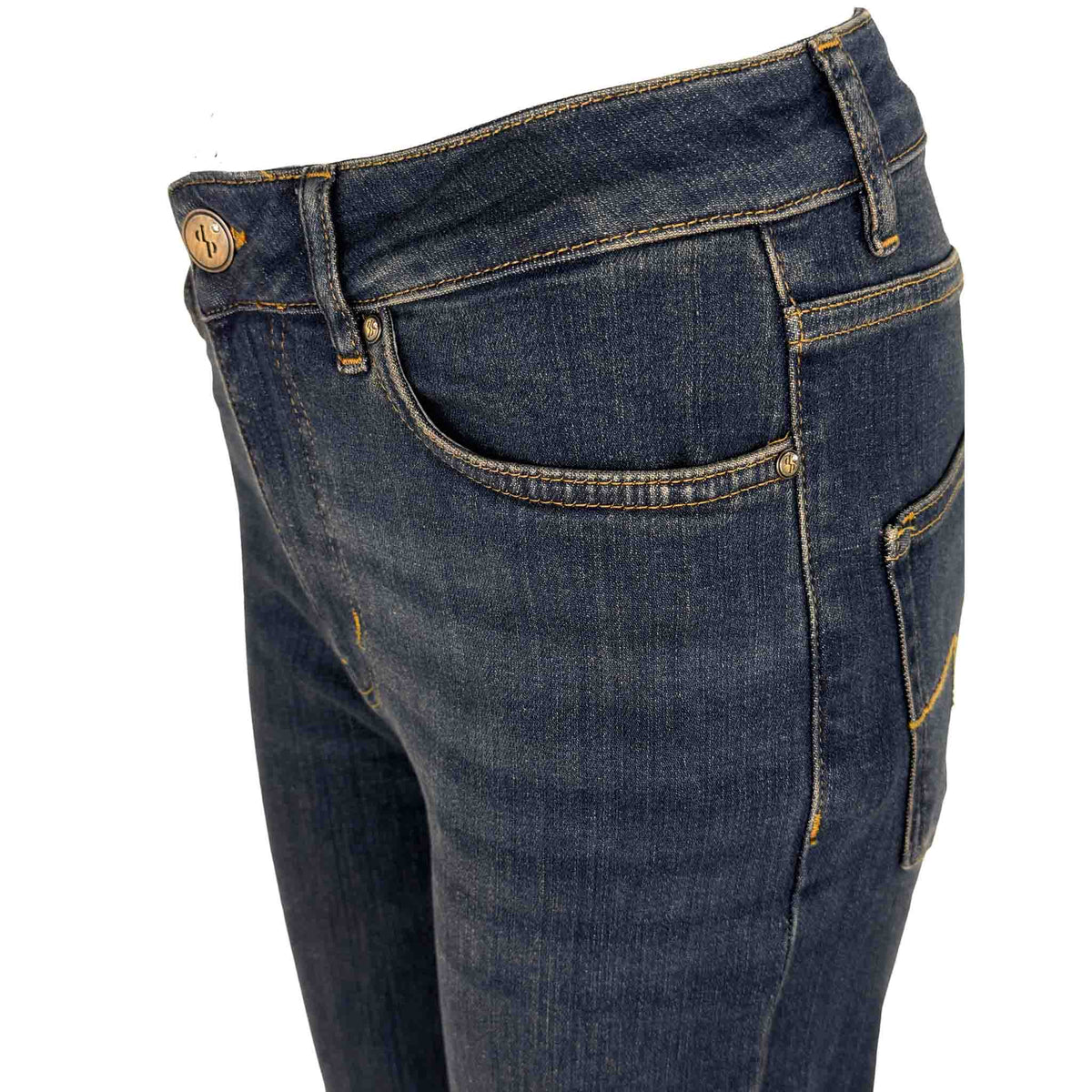 DNM Pure Bowie Vintage Blue, tall kleding voor lange vrouwen, vooraanzicht