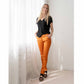 DNM Pure Chloe Coated Orange lange vrouwen tall