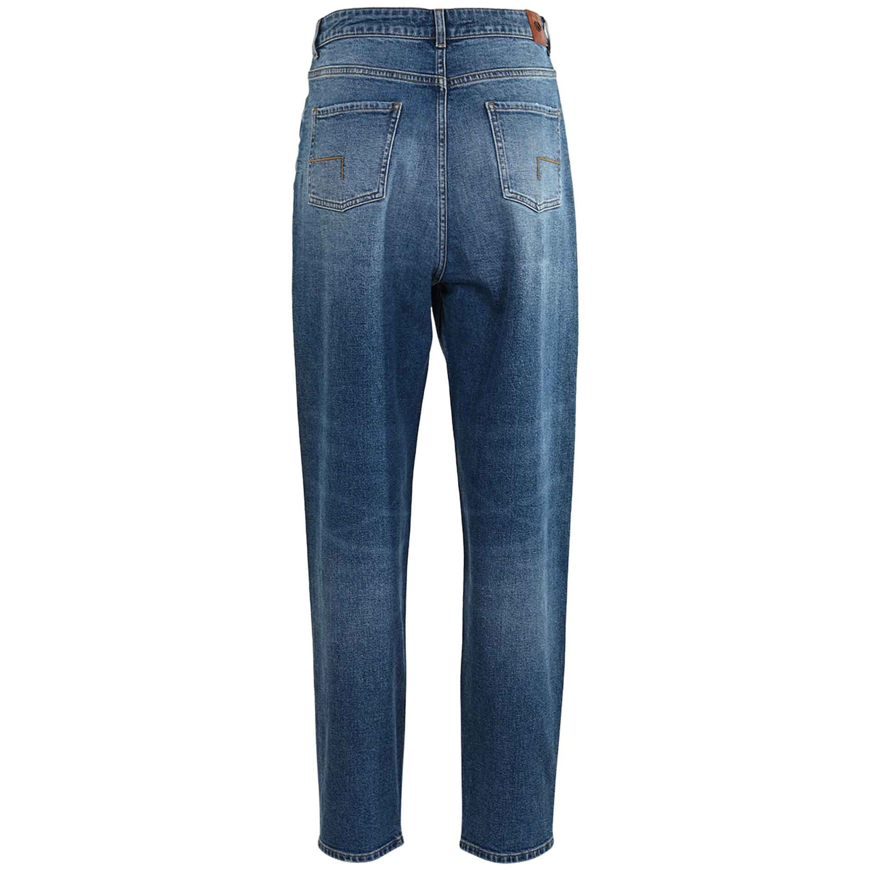 DNM Pure Cool J Mid Blue, tall kleding voor lange dames, achteraanzicht