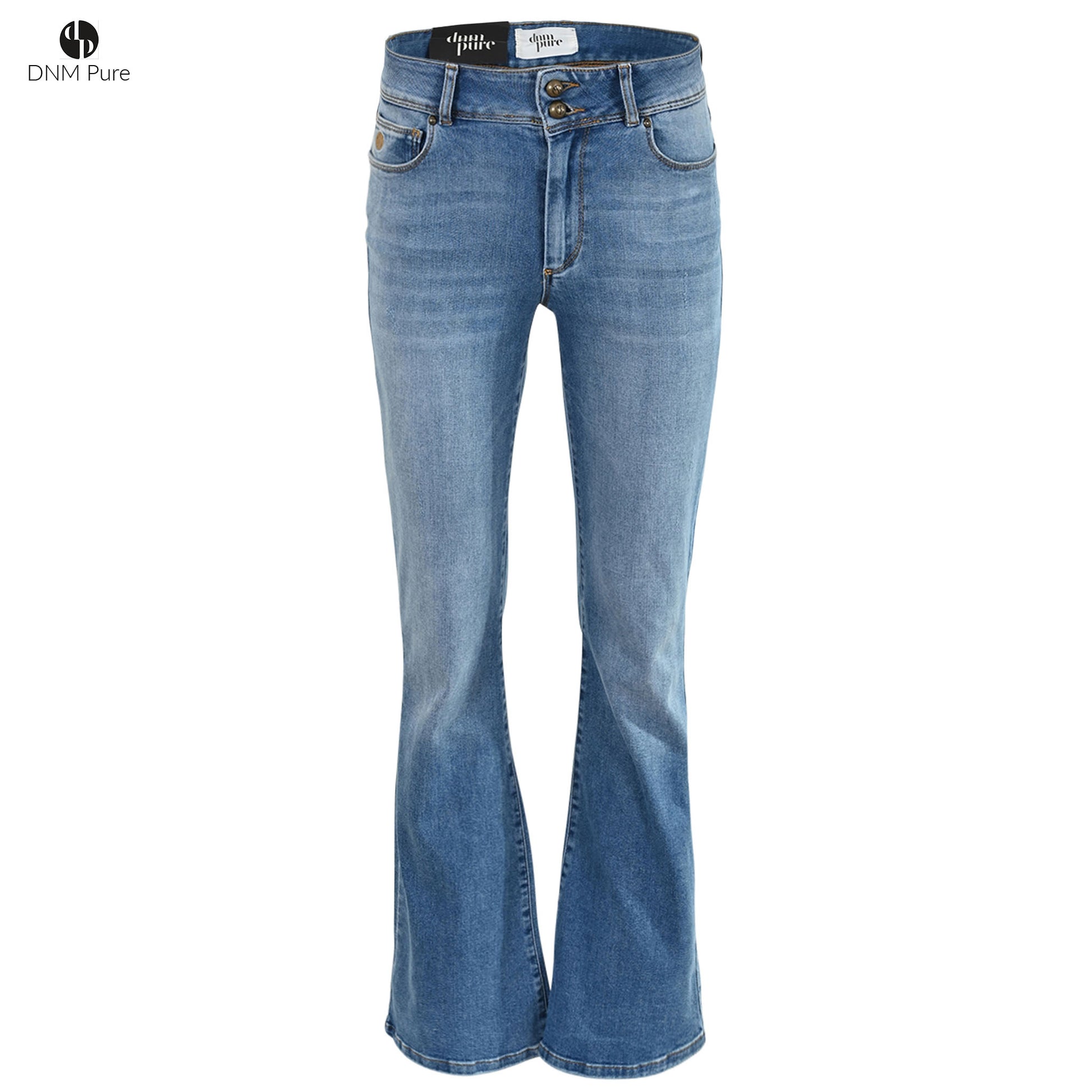Tall DNM Pure Flynn Flap Lt Eff Blue - lange vrouwen