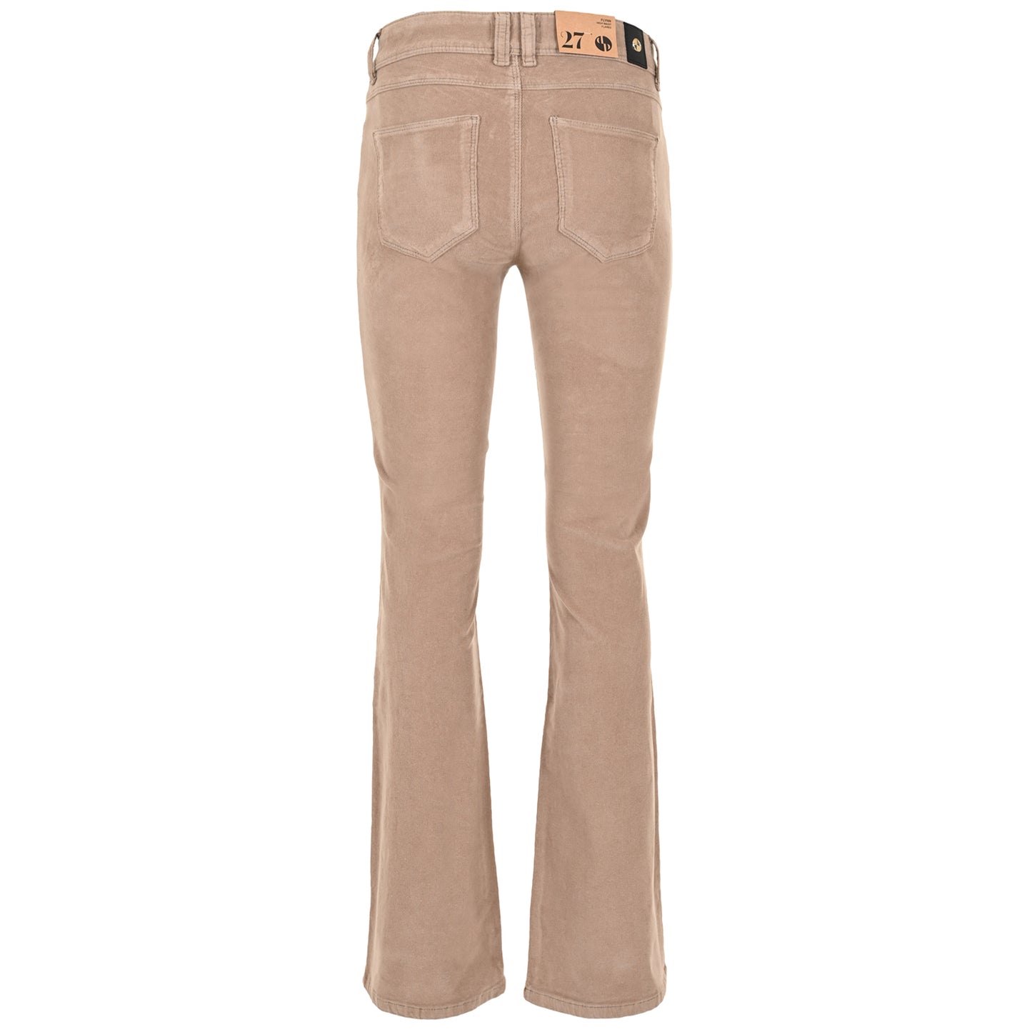 Tall DNM Pure Flynn Rib Taupe - tall women
