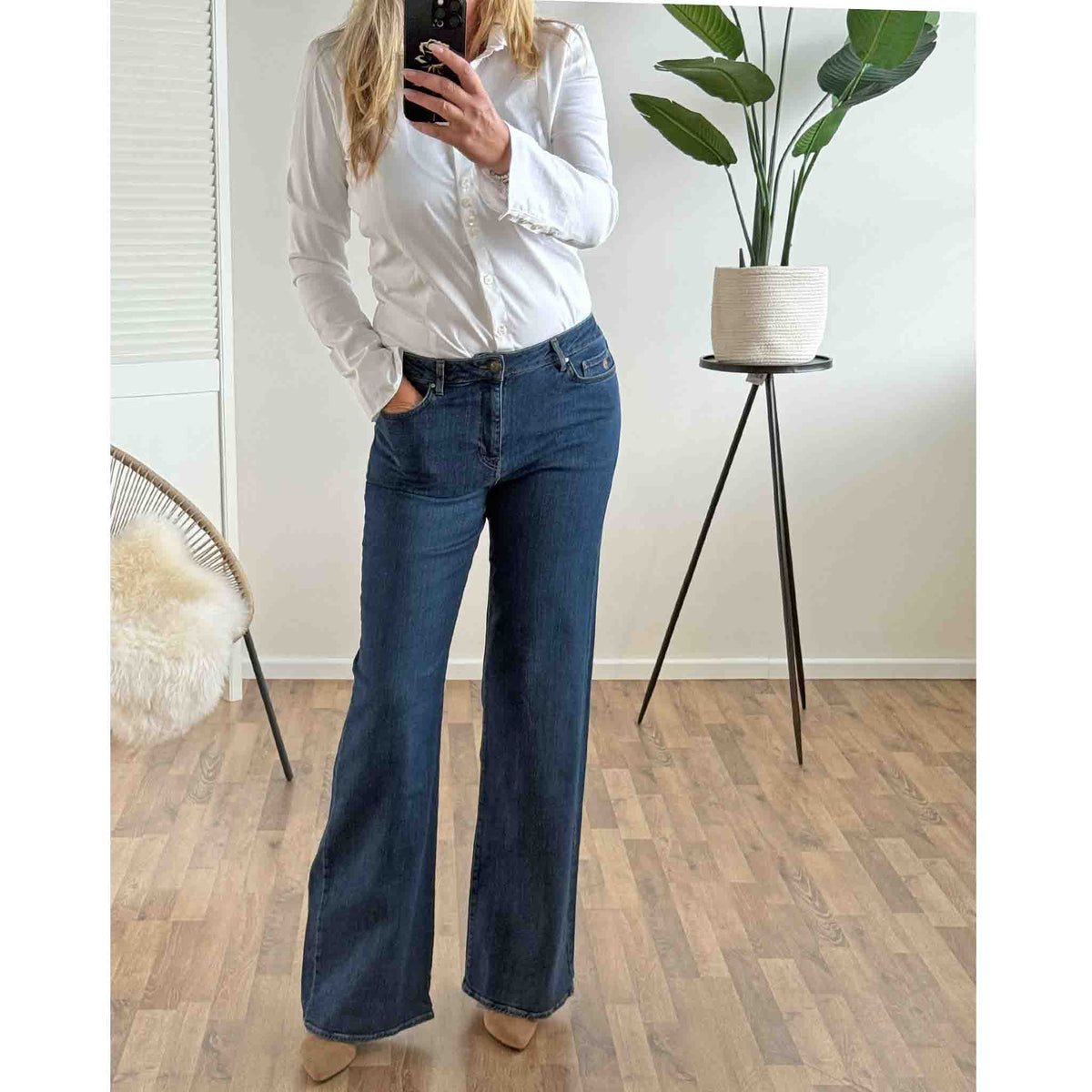 DNM Pure Franky True Blue, tall kleding voor lange vrouwen
