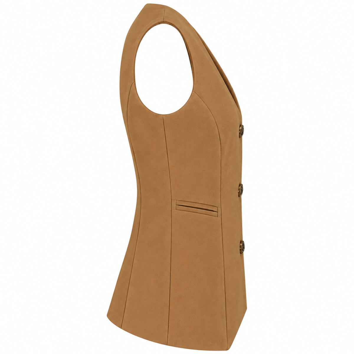 LongLady Weste Gina Caramel | Tall
