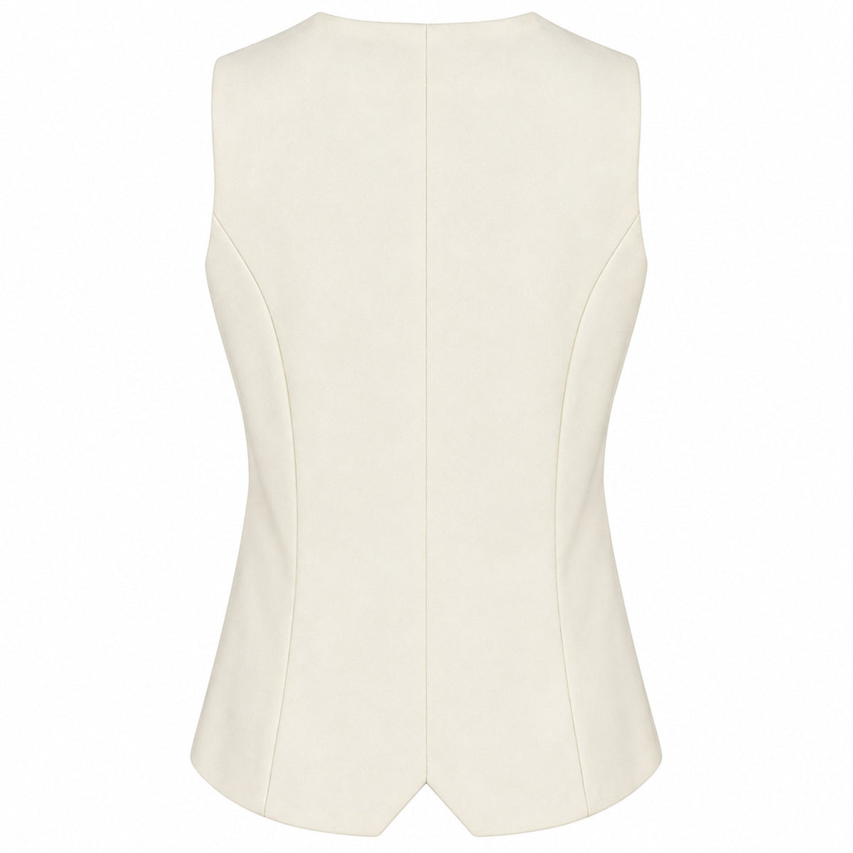 LongLady Gilet Gina Offwhite, tall kleding voor lange vrouwen achterzijde