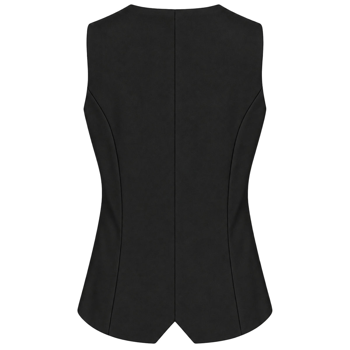 LongLady Gilet Gina Zwart, tall kleding voor lange vrouwen achterzijde