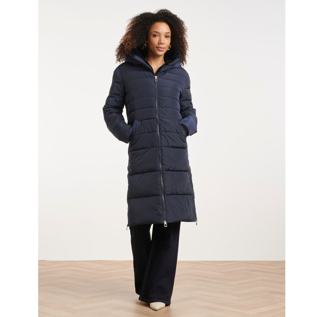 Smashed Lemon Jas Stepped Navy | Tall