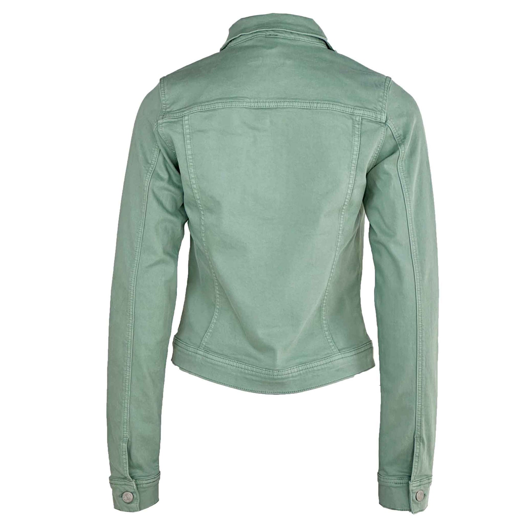 BlueFire Jeans Jack Dusty green, jeans in tall met lange benen, achteraanzicht