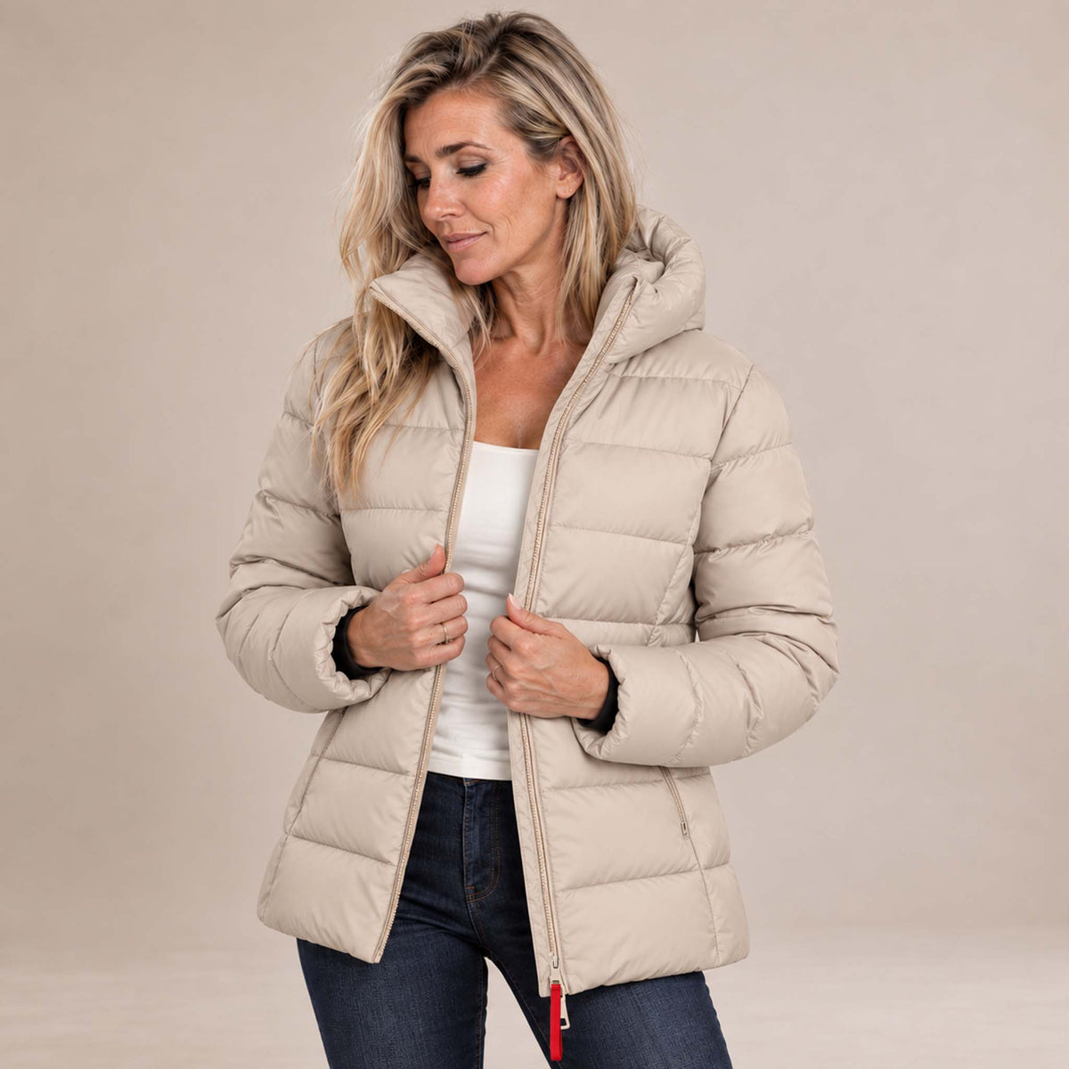 Blue Wave Stepp Jack Olina Lichtbeige | Tall