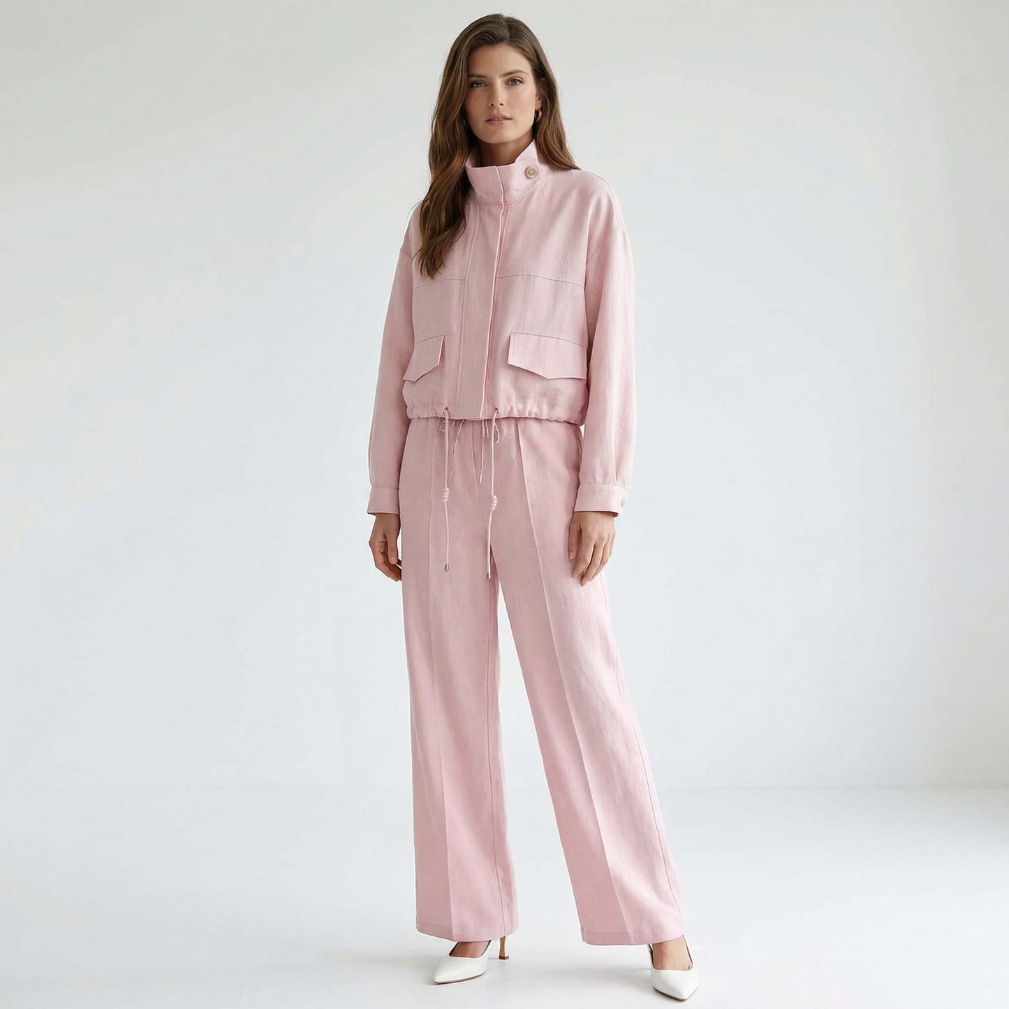 ICNK Jack Cleo Twill Roze | Tall