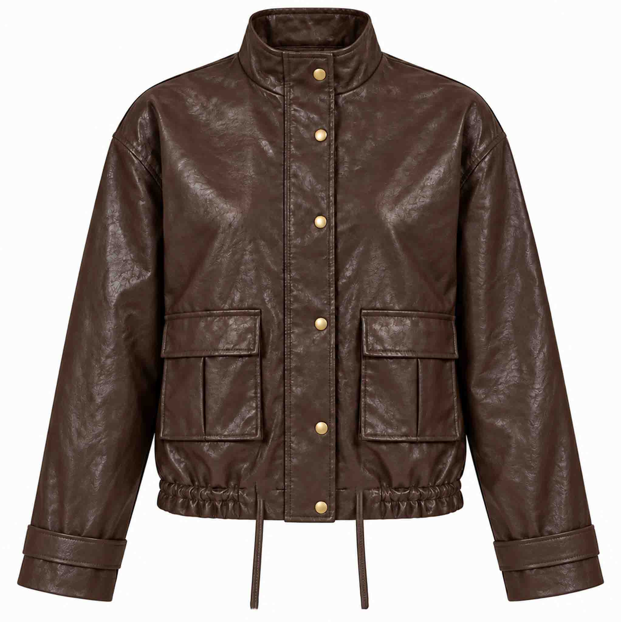 Longlady Jack Manon Vegan Leather Donkerbruin | Tall