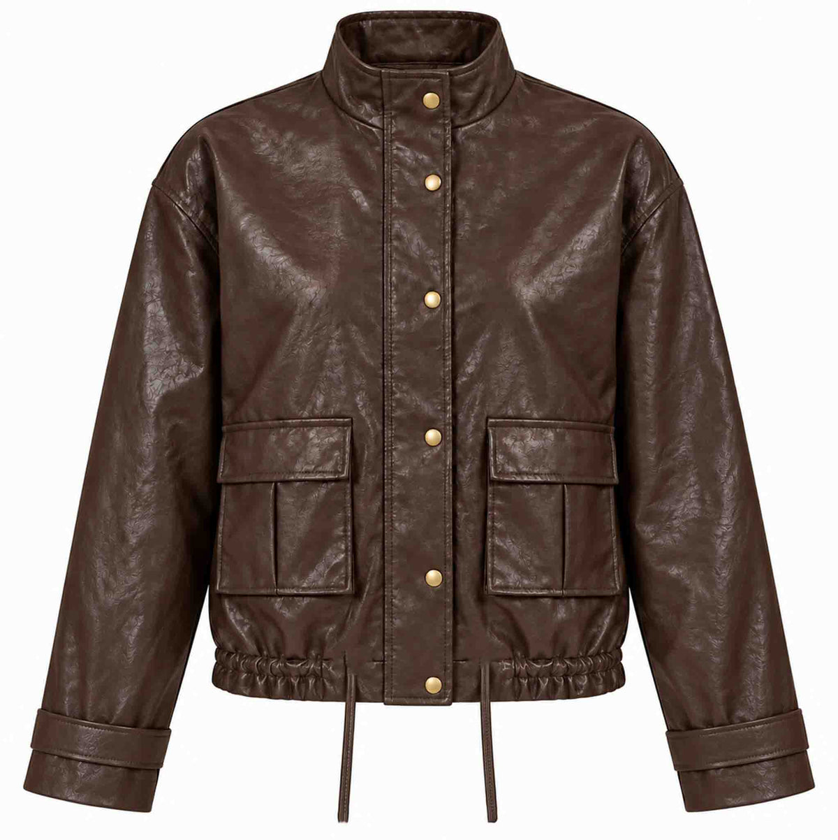 Longlady Jack Manon Vegan Leather Donkerbruin | Tall