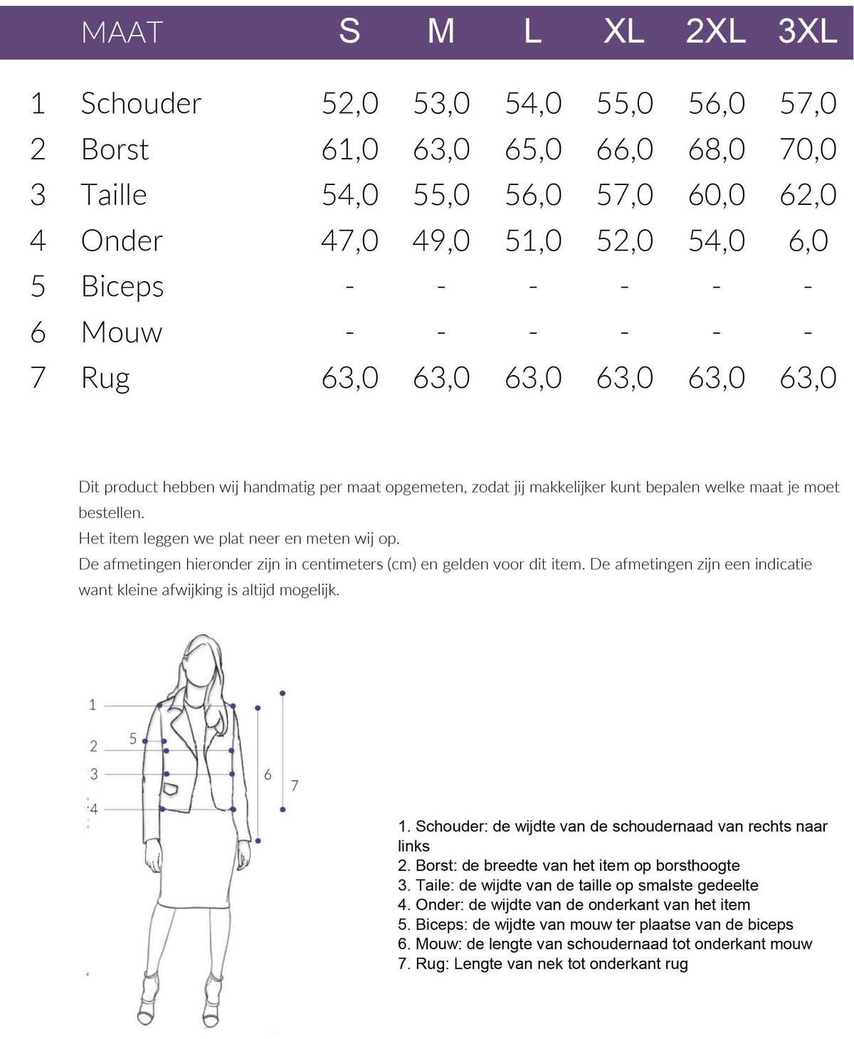 Maattabel Maicazz Jack Sarahs | Tall