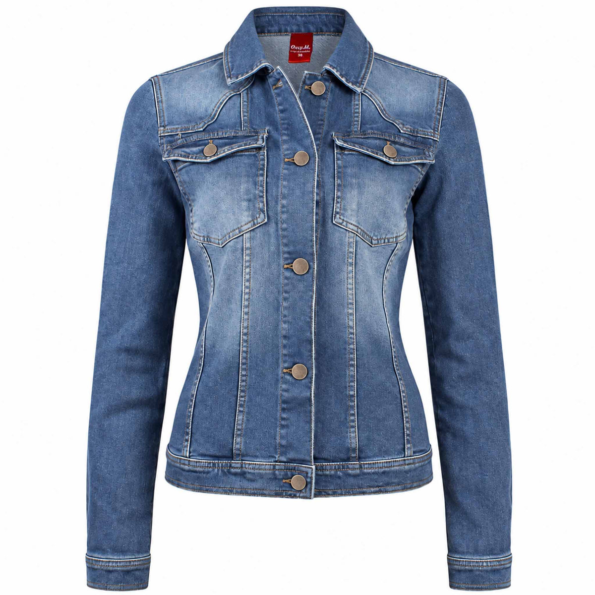 Only-M Jeansjack, tall | voor lange vrouwen | voorkant