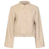 Tall boucle jack Smashed lemon | voorzijde |kleding lange dames