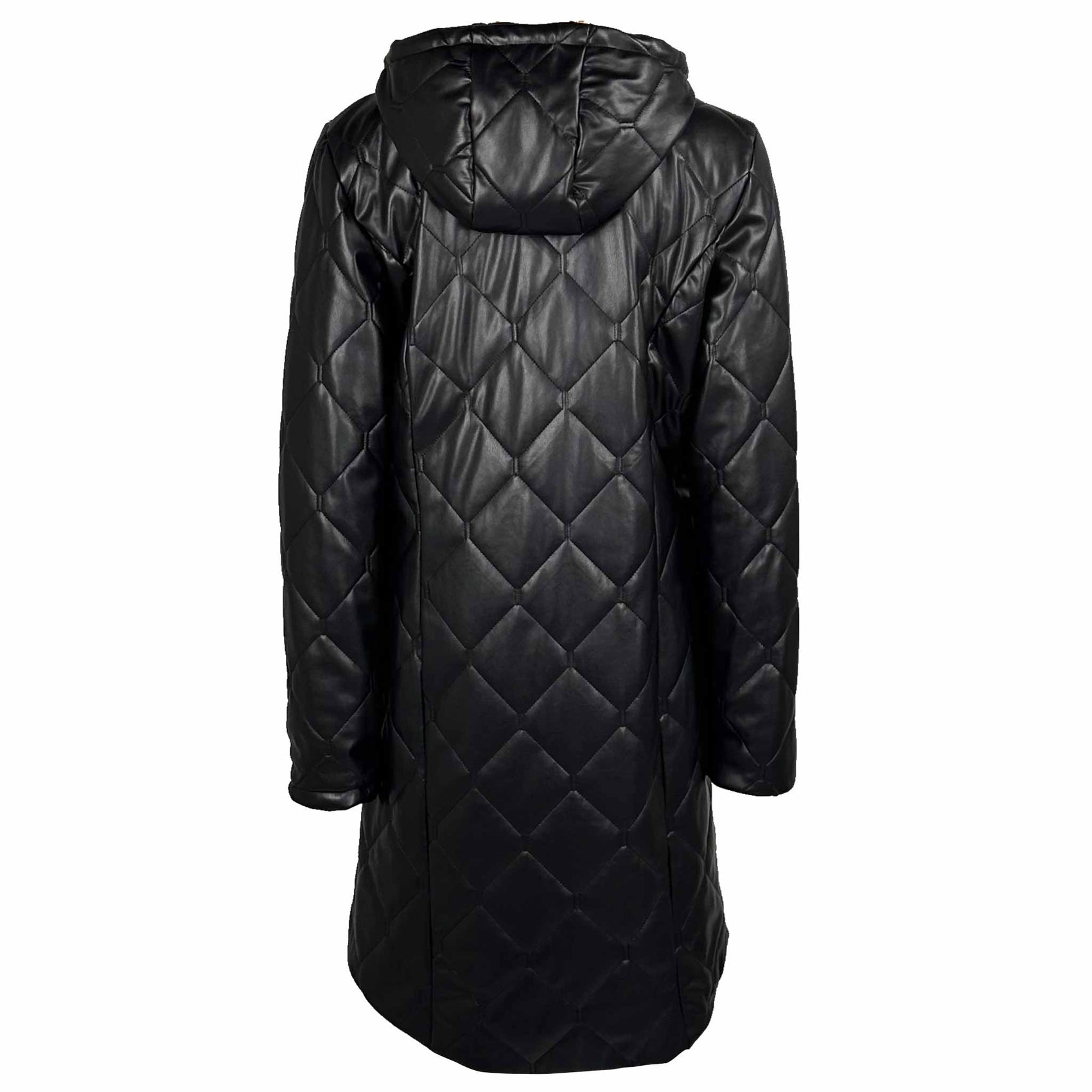 Longlady Jas Maijke, tall kleding voor lange dames, achteraanzicht
