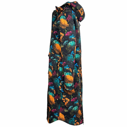 clothing tall women longlady coat miry flower