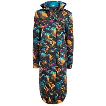 clothing tall women longlady coat miry flower