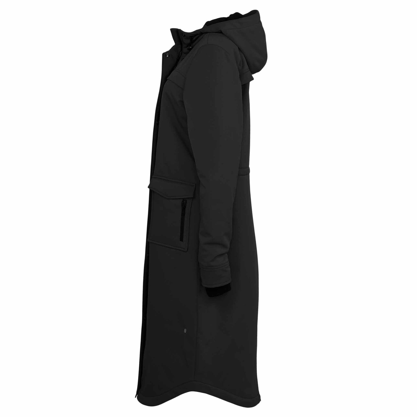 Longlady Jas Mirie, kleding voor lange vrouwen, zijaanzicht