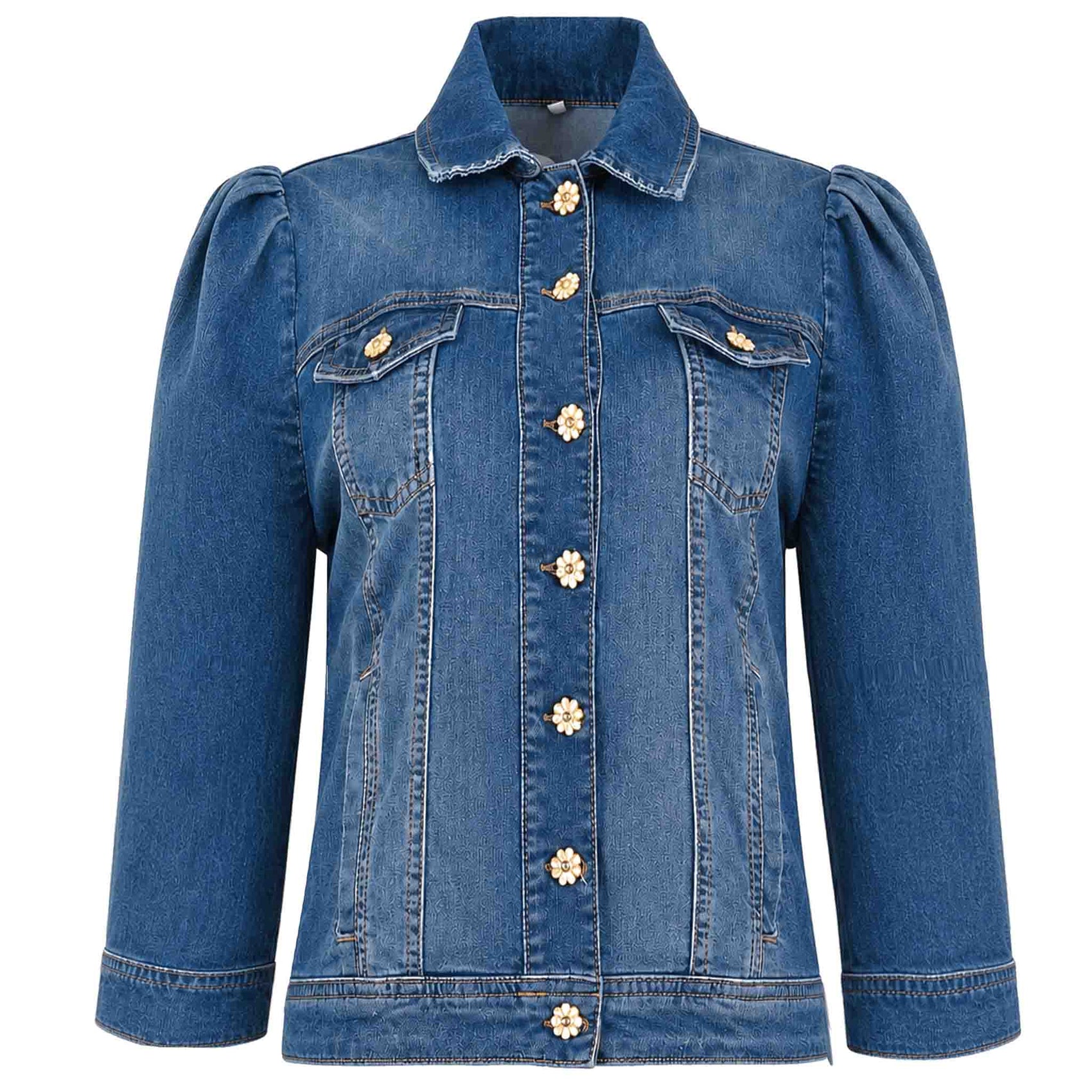 Jeansjack lange dames DNM Pure Grand