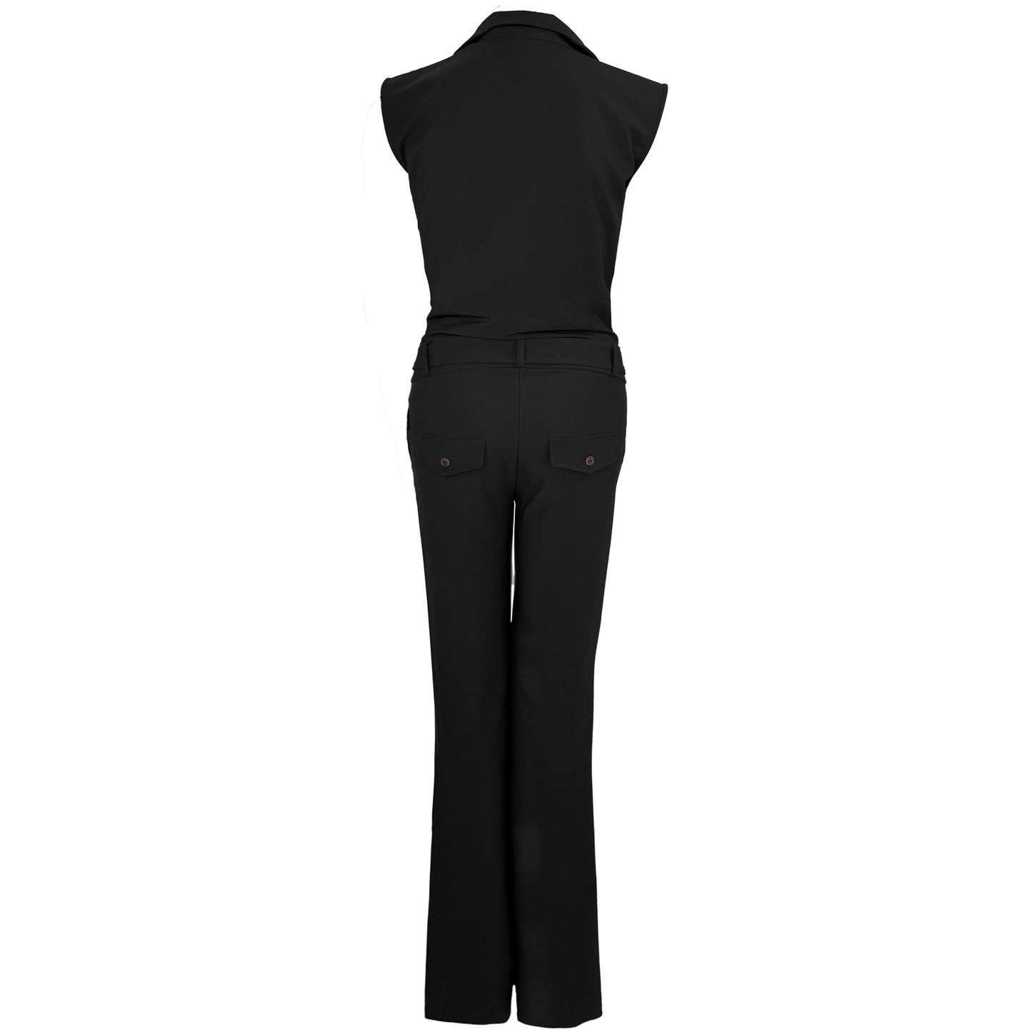 Longlady Jumpsuit Syla Zwart | Tall