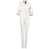 Zip73 Jumpsuit Denim Offwhite lange vrouwen tall