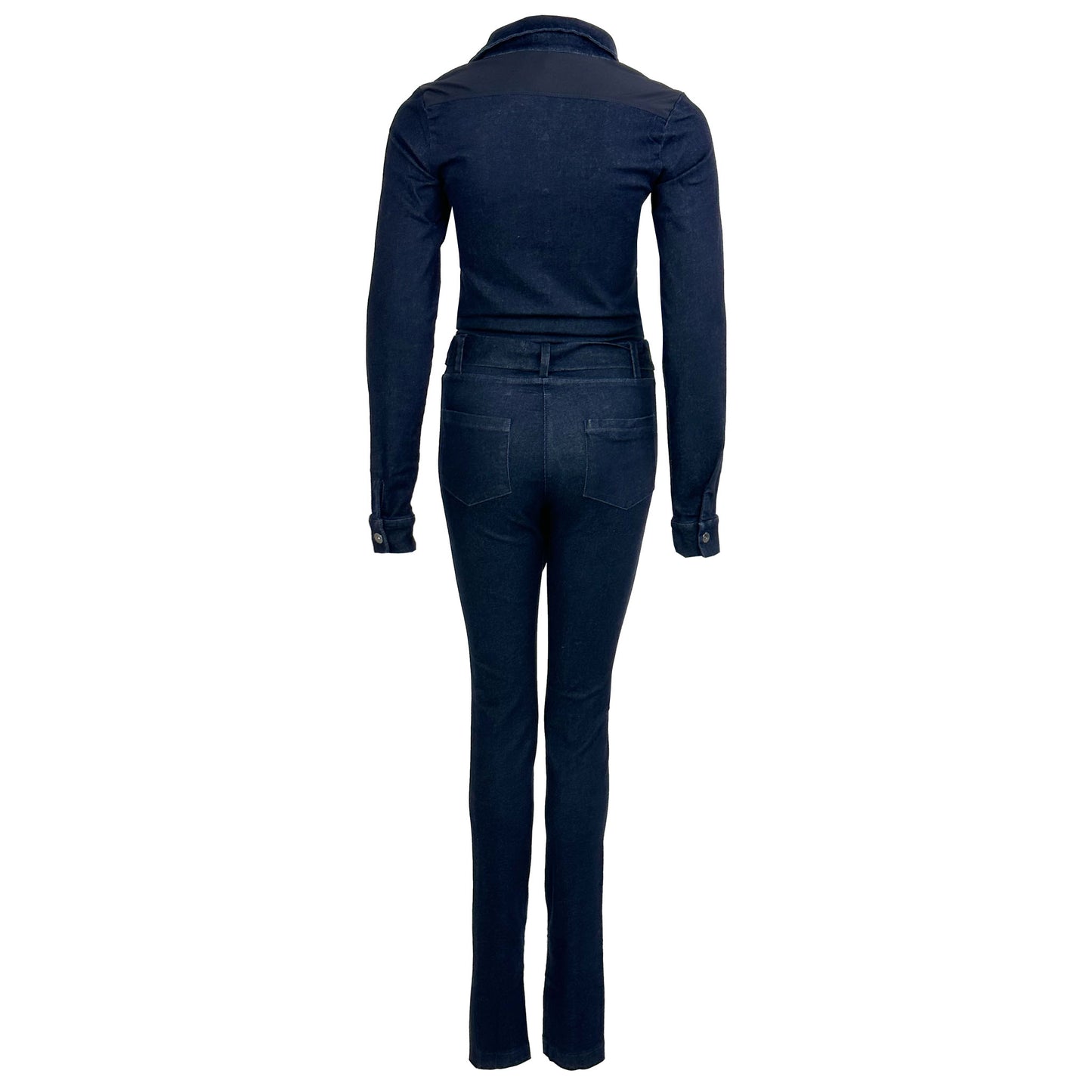 clothing tall women zip73 jumpsuit denim blue