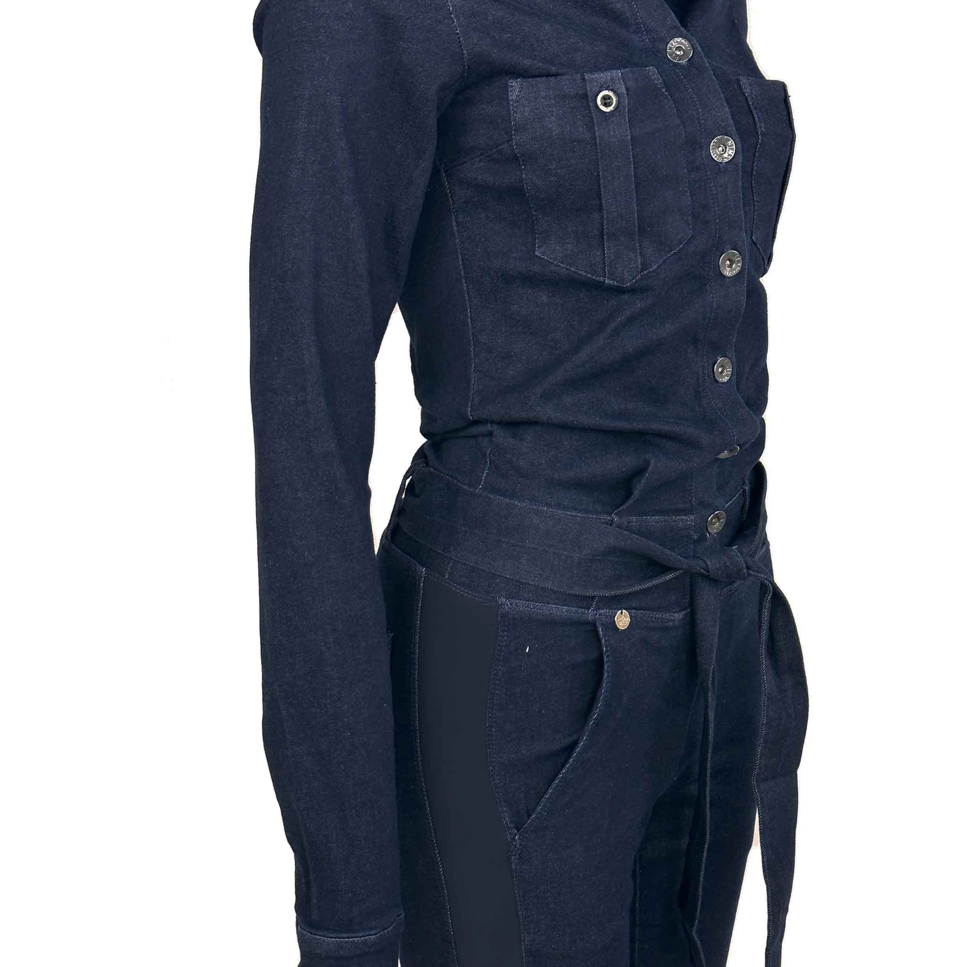 clothing tall women zip73 jumpsuit denim blue