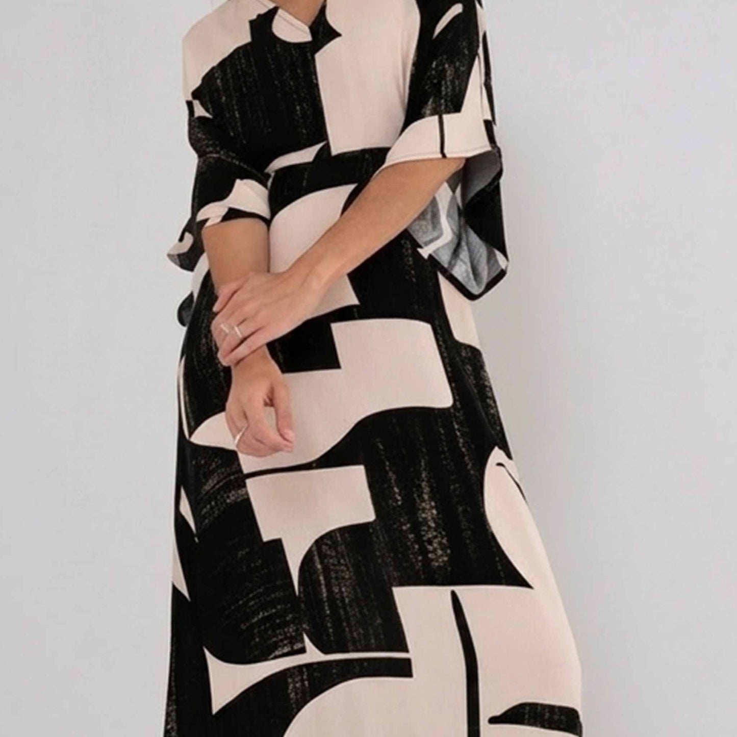 Maicazz Jurk Teyera Flex Geo | Tall