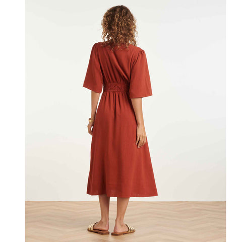 Smashed Lemon Jurk Brique | Tall