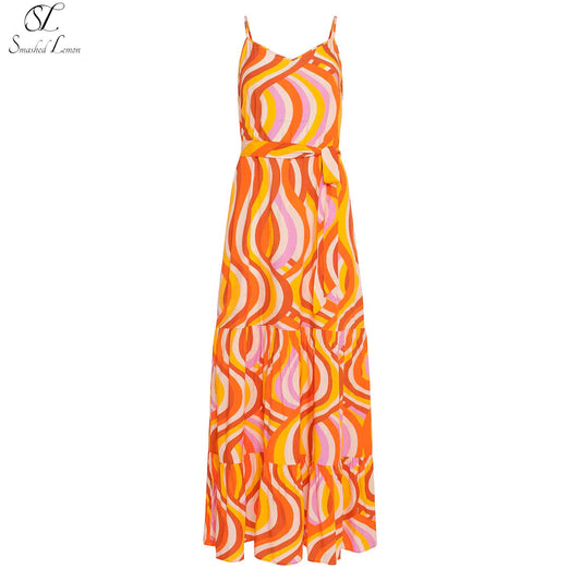Smashed Lemon Dress Frilly long women tall