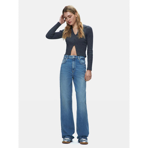 LTB Jeans Danica Navita, tall jeans voor lange dames, gedragen door model