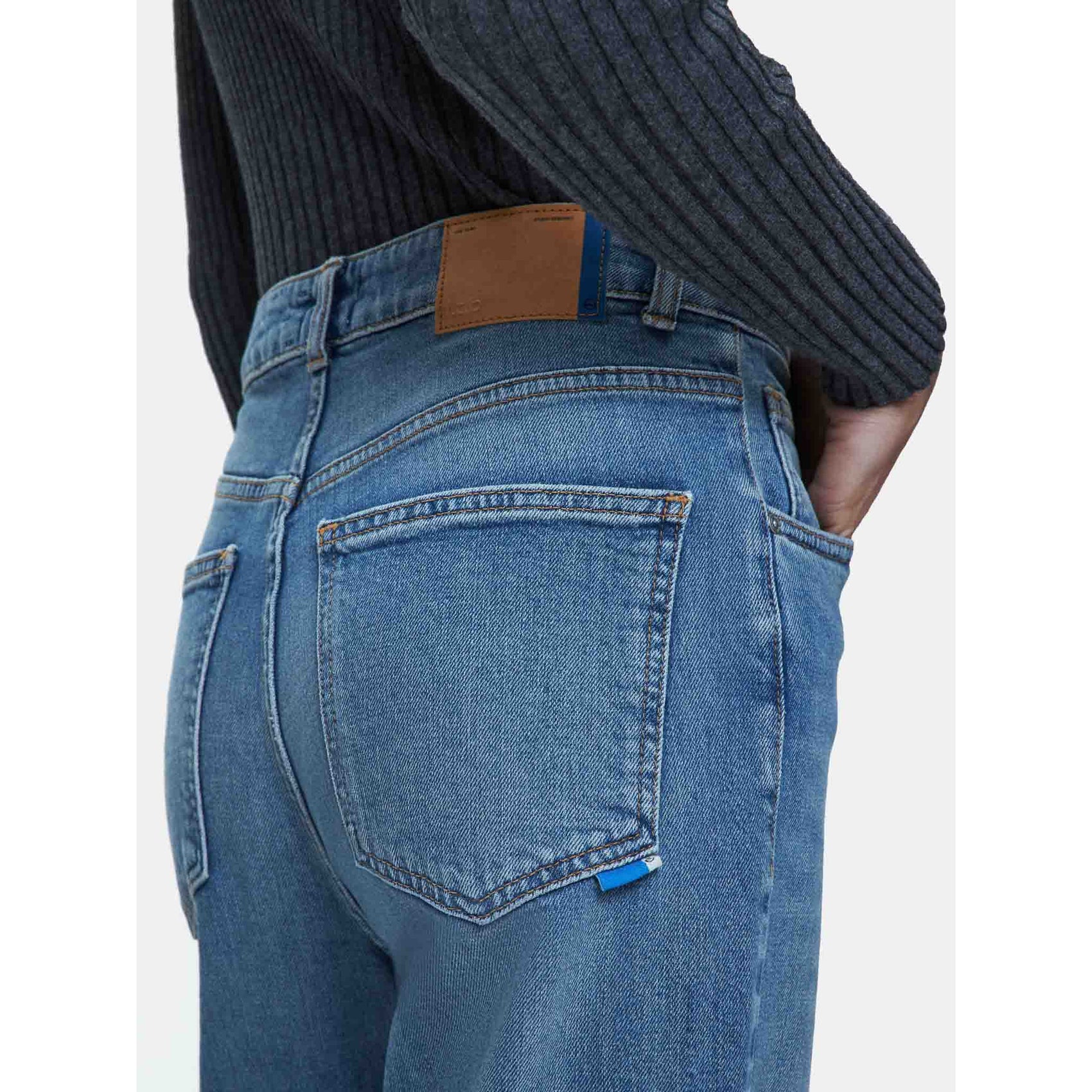 LTB Jeans Danica Navita, jeans in tall met lange benen, achteraanzicht