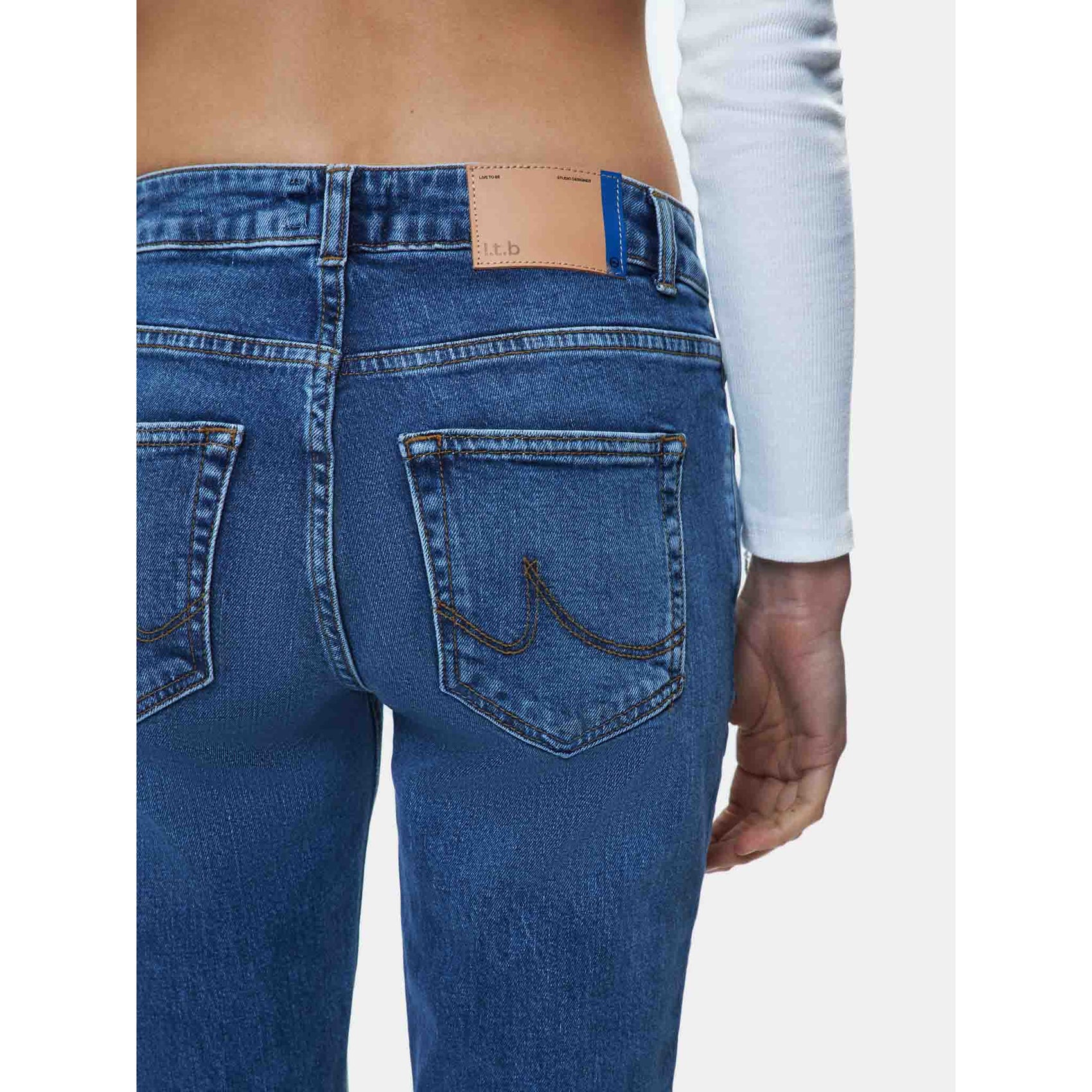 LTB Jeans Aspen Sonoma (Fallon 200), jeans in tall met lange benen, achteraanzicht
