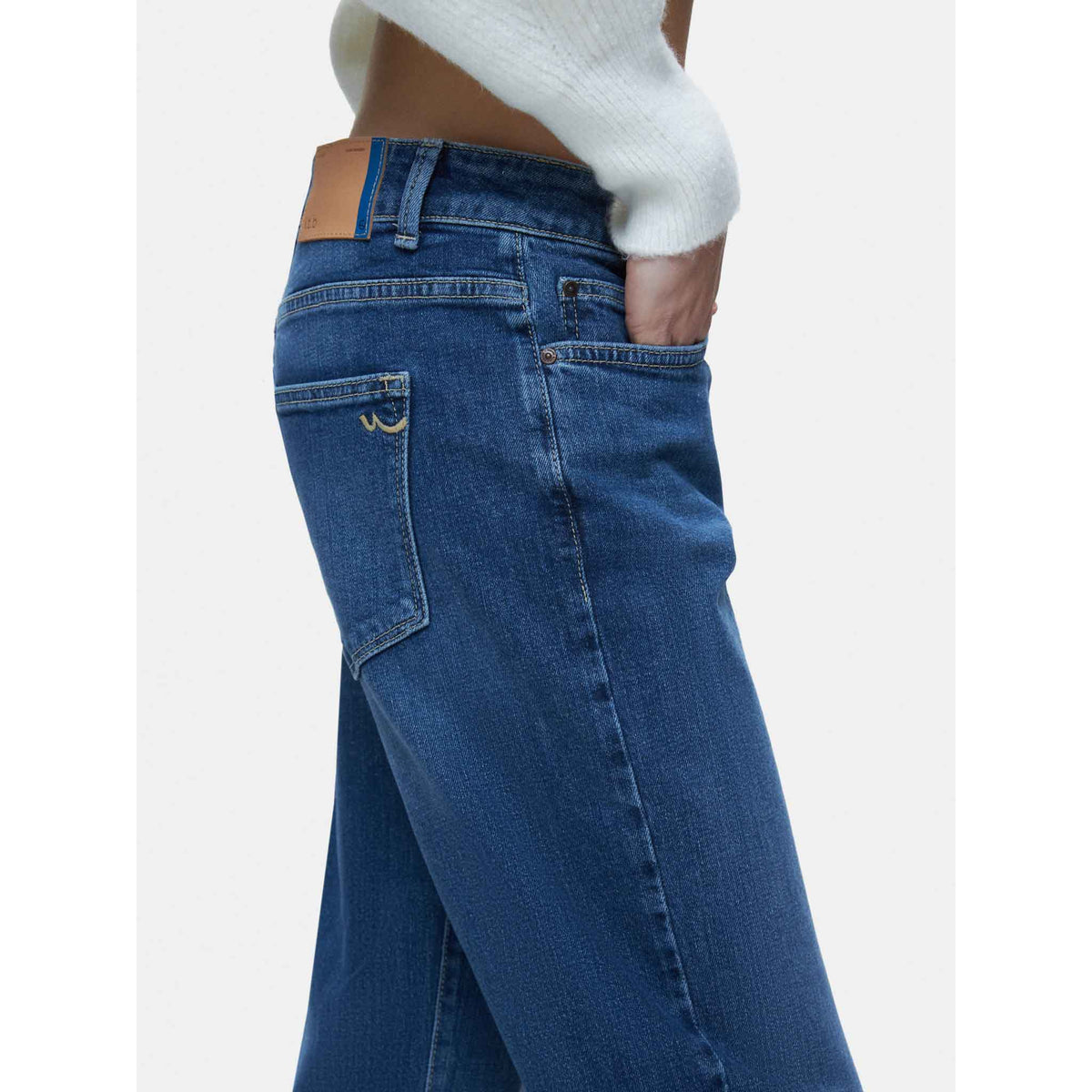 LTB Jeans Wilona Sadira (Fallon 300), lange dames jeans, zijaanzicht