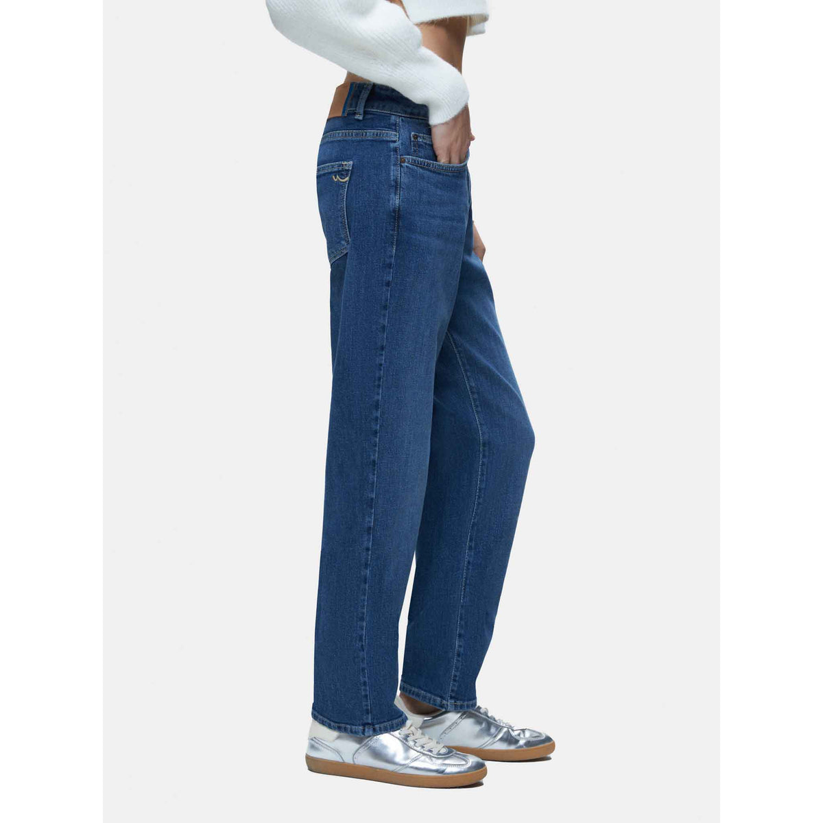 LTB Jeans Wilona Sadira (Fallon 300), lange dames jeans, zijaanzicht