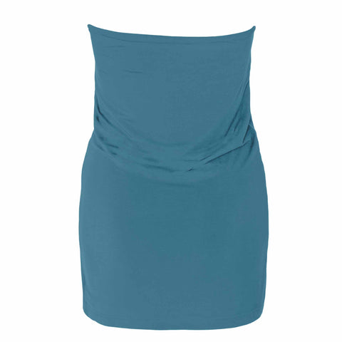 Longlady Bandeau top Tanda Jeansblauw | Tall