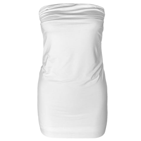 Longlady Bandeau top Tanda Offwhite, tall kleding voor lange vrouwen