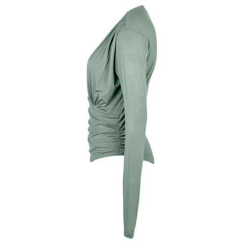 Longlady Body Shirt Tara, kleding voor lange vrouwen, zijaanzicht