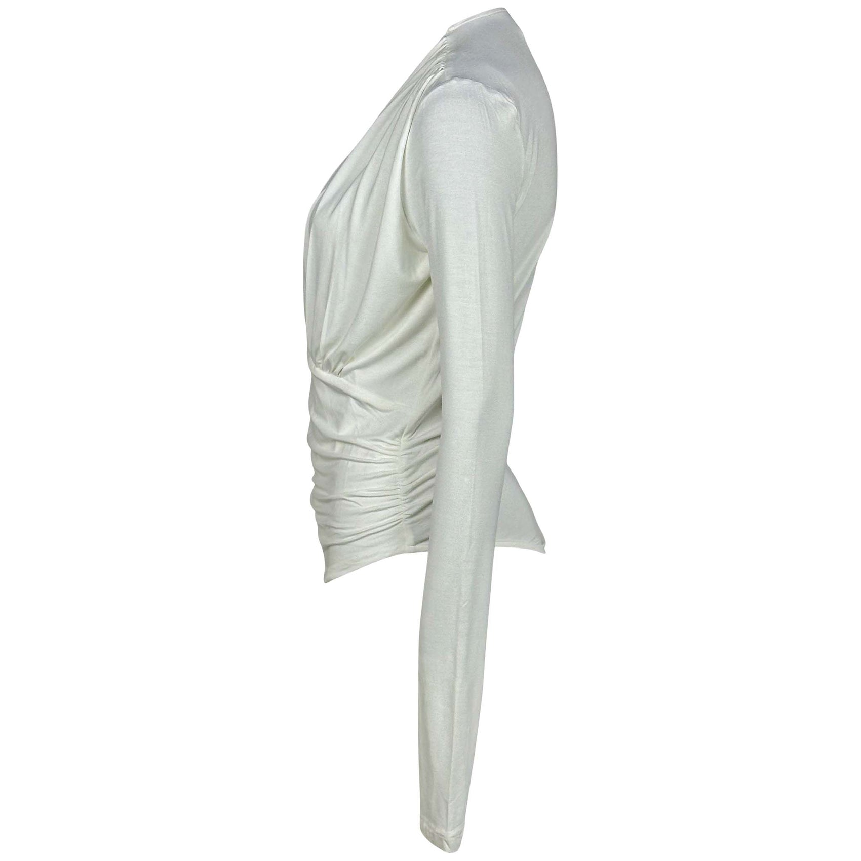 Longlady Body Shirt Tara, kleding voor lange vrouwen, zijaanzicht