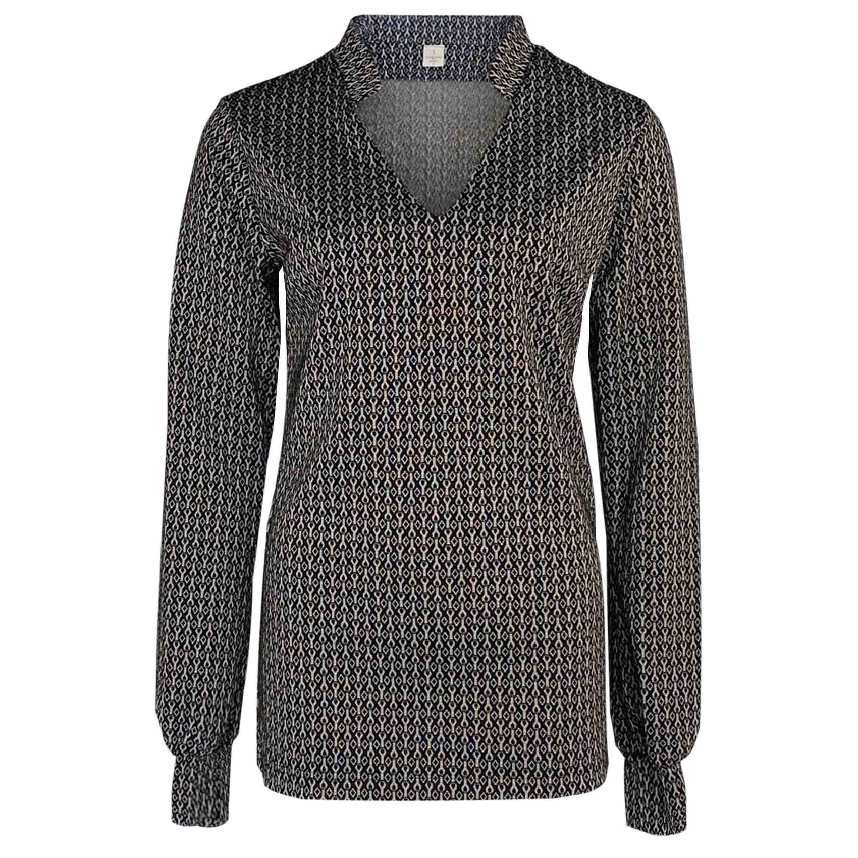 Longlady Shirt Demi Zwart | Tall